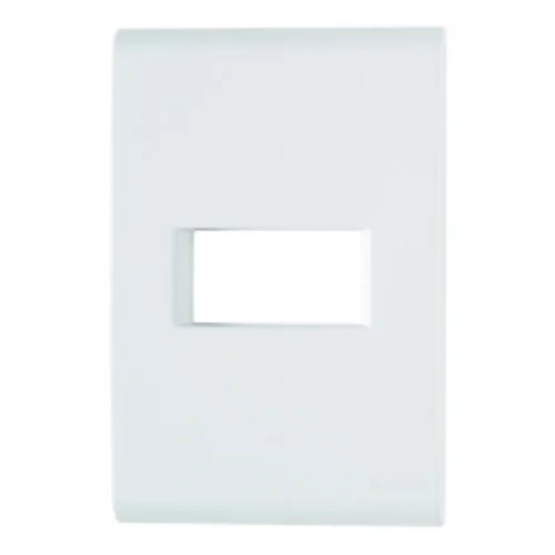 Placa 1 Posto Horizontal 4x2 Tramontina Liz Branca Tramontina
